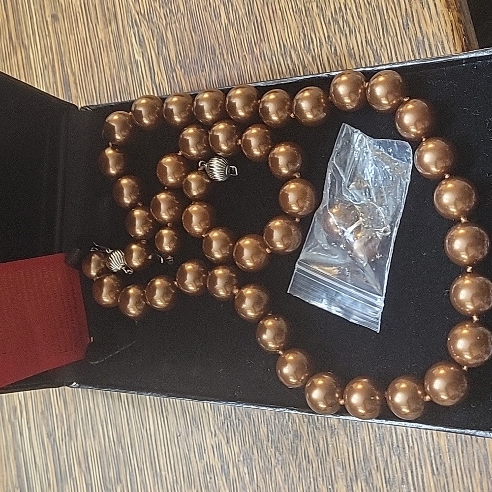 MASAMI FINE JEWLERY PEARL SET NIB